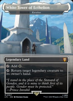 Karakas - White Tower of Ecthelion The Lord of the Rings- Tales of Middle-earth Commander decks Topper
